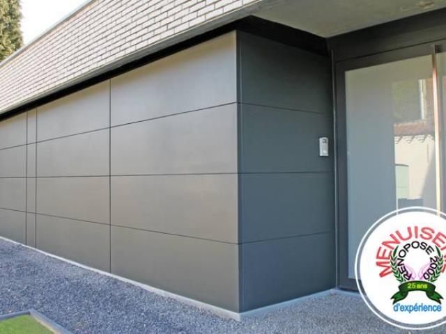 Installation porte de garage sectionnelle 